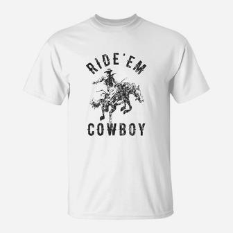 Ride Em Cowboy Funny Western T-Shirt | Crazezy DE