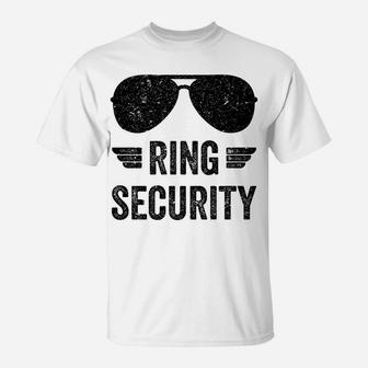 Ring Security Funny Tee For Ring Bearer Boys Youth Men T-Shirt | Crazezy