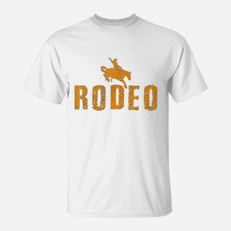Rodeo Horse Western Country Vintage T-Shirt | Crazezy UK