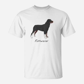 Rottweiler Fun Dog T-Shirt | Crazezy