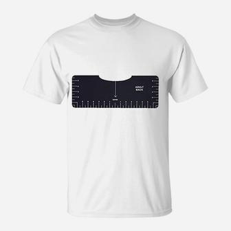 Ruler Guide Alignment Ruler T-Shirt | Crazezy DE