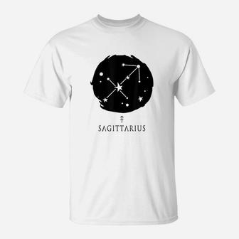 Sagittarius Sign Zodiac Astrology Constellation Star T-Shirt | Crazezy