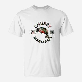 Save The Chubby Mermaids Manatees Lovers Protect Animal T-Shirt | Crazezy