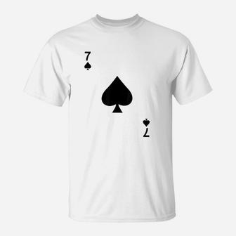 Seven Of Spades T-Shirt | Crazezy UK
