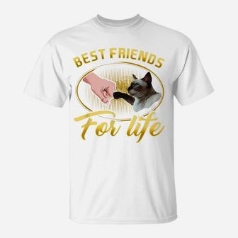 Siamese Cat, Siamese Best Friends For Life Gift Friend T-Shirt | Crazezy