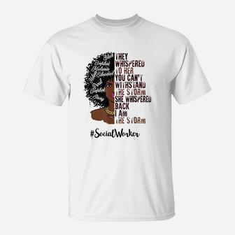 Social Worker Black History T-Shirt | Crazezy DE