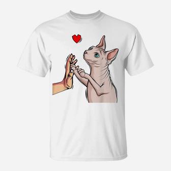 Sphynx Cat Sphinx Hairless Cat Owner Lovers T-Shirt | Crazezy UK