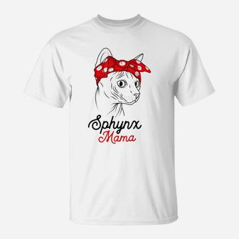 Sphynx Mama Cat Sphinx Hairless Funny Cat Owner Lovers Gift T-Shirt | Crazezy DE
