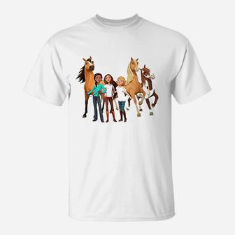 Spirit Riding Free All Character T-Shirt | Crazezy