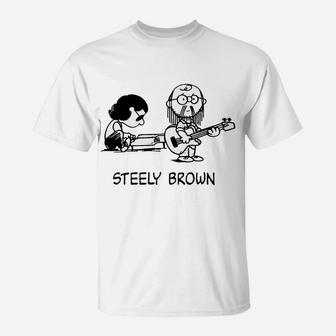 Steely Brown Tee T-Shirt - Thegiftio UK