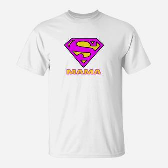 Super Mama T-Shirt im Superhelden-Stil, Design für Mütter - Seseable