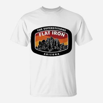 Superstition Flat Iron Arizona Mountain Hiking T-Shirt | Crazezy UK