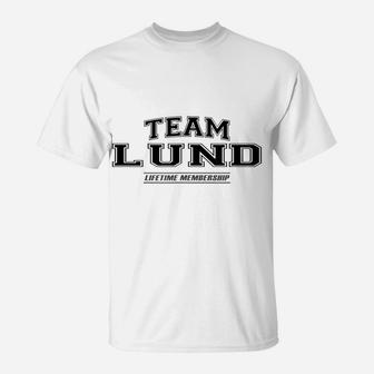 Team Lund | Proud Family Surname, Last Name T-Shirt | Crazezy AU