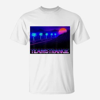 Teamstrange Retro Rad Sunset Highway Rocking Style T-Shirt | Crazezy