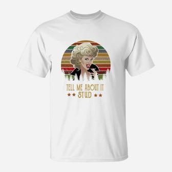 Tell Me About Stud Sassy Olivia Newton T-Shirt - Thegiftio UK