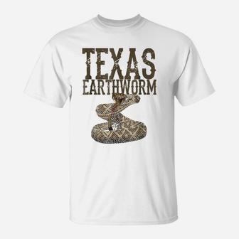Texas Earthworm Rattlesnake Lone Star State Home T Shirt T-Shirt | Crazezy AU