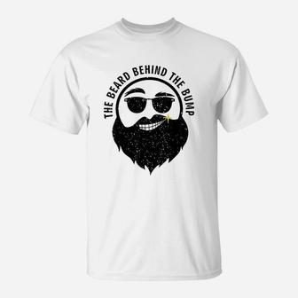 The Beard Behind The Bump Funny Beard Bump T-Shirt | Crazezy DE
