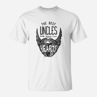 The Best Uncles Have Beards T-Shirt | Crazezy