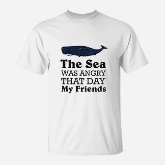 The Sea Was Angry That Day My Friends All Seasons Heather Gray T-Shirt | Crazezy