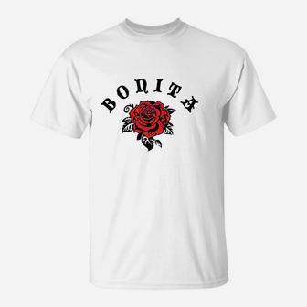 The Spunky Stork Bonita Spanish Rose Organic T-Shirt | Crazezy CA