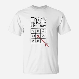 Think Out Side The Box T-Shirt | Crazezy