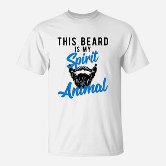 This Beard Is My Spirit Animal Lumberjack Fun T-Shirt - Thegiftio UK