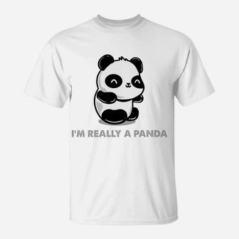 This Is My Human Costume Im Really A Panda Sweatshirt T-Shirt | Crazezy AU