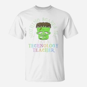 This Is My Scary Technology Teacher Costume Don't Scare Me T-Shirt | Crazezy