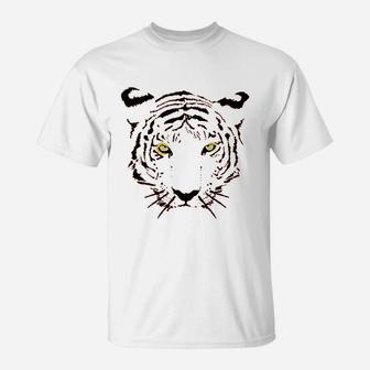Tiger Orange Tiger Print Face T-Shirt | Crazezy DE