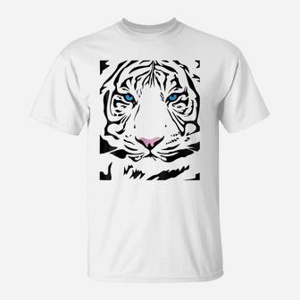 Tiger Tigress Face Fierce And Wild Beautiful Big Cat T Shirt T-Shirt | Crazezy DE
