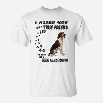 Treeing Walker Coonhound Quote Mom, Twc Dad Art, Walker Dog T-Shirt | Crazezy UK