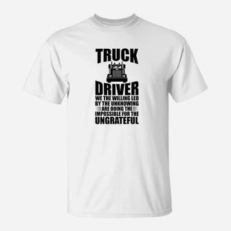 Trucker Shirts Truck Driver S Men Dad Grandpa Uncle Gifts T-Shirt - Thegiftio UK