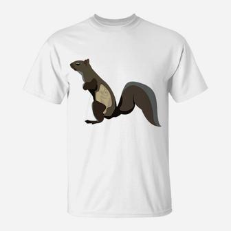 True Gravity - Mindfulness Squirrel Friend T-Shirt T-Shirt | Crazezy DE