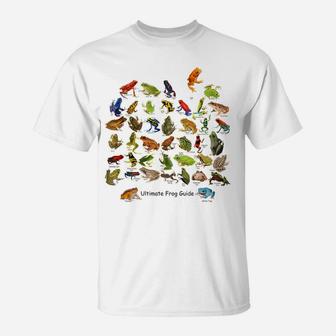 Ultimate Frog Guide Funny Frog Lover Frog Owner Frogs T-Shirt | Crazezy