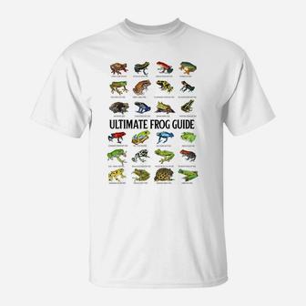 Ultimate Frog Guide Funny Frog Lovers For Kids Women Men T-Shirt | Crazezy