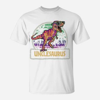 Unclesaurus T Rex Dinosaur Uncle Saurus Family Matching T-Shirt | Crazezy AU