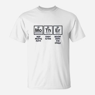 Unisex Mother Periodic Table Funny Science Mothers Day T-Shirt | Crazezy