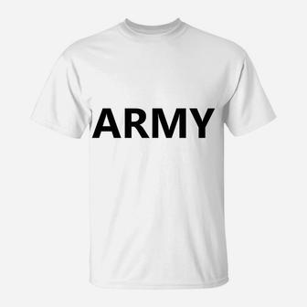 Us Army Apfu Apft Training Workout Uniform Physical Military T-Shirt | Crazezy DE
