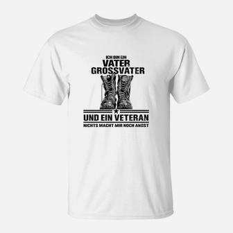 Vater-Opa Veteran T-Shirt, Einzigartiges Design für Großväter - Seseable