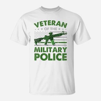 Veteran Of The Military Police T Shirt Men Retirement Gift T-Shirt | Crazezy