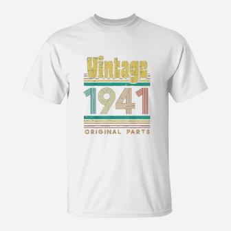 Vintage 1941 Original Parts T-Shirt | Crazezy UK