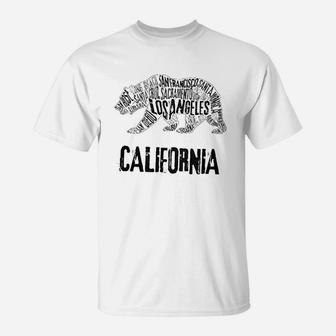 Vintage Cali Bear T-Shirt | Crazezy AU