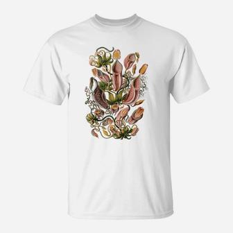 Vintage Carnivorous Plant Shirt Floral Flower T-Shirt | Crazezy