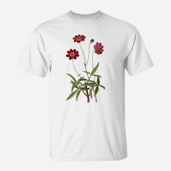 Vintage Flower Wildflower Botanical T-Shirt | Crazezy