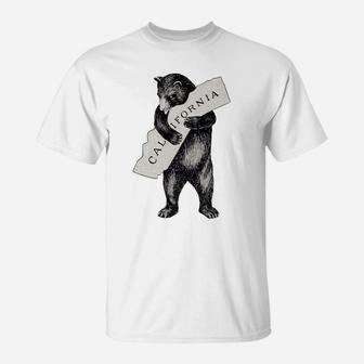 Vintage I Love You California Shirt-Retro Cali Bear T-Shirt | Crazezy UK