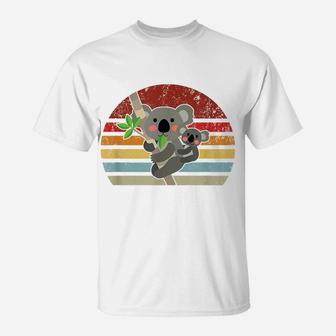 Vintage Retro Koala Bear Lover Dad Mom Funny Australia-N T-Shirt | Crazezy CA