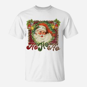 Vintage Santa Claus St Nicholas Old Fashioned Christmas Gift T-Shirt | Crazezy