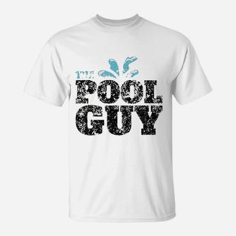 Vintage The Pool Guy Funny Swimming T-Shirt | Crazezy