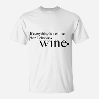 Wine Drinkers Funny Alcoholic Red White Drink T-Shirt - Thegiftio UK