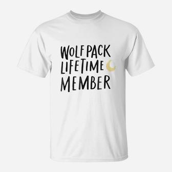 Wolf Pack Lifetime Member T-Shirt - Thegiftio UK
